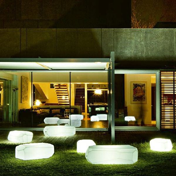 Illuminated Outdoor Furniture Contemporary Patio Chicago