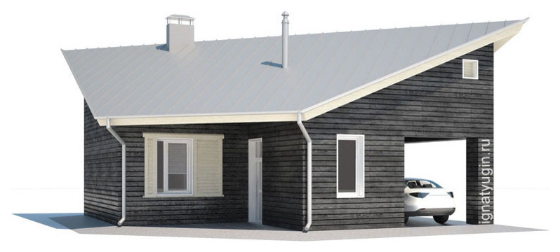 Дом-студия 40 кв. м.