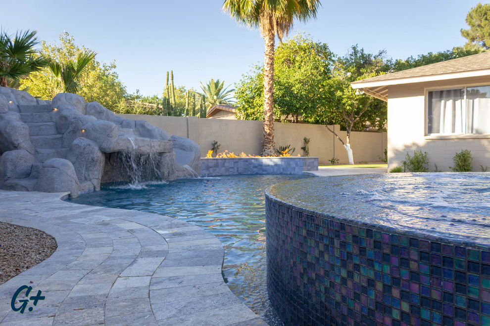 This is an example of a midcentury pool in Phoenix.