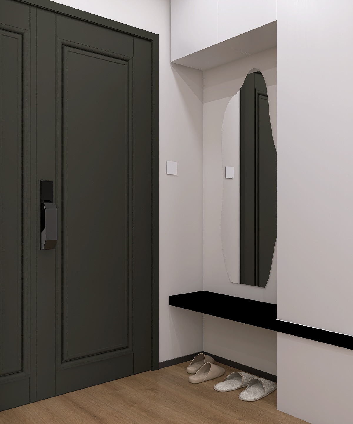 Современная кухня-гостиная 58 м²