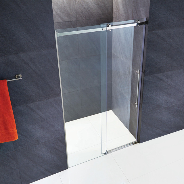 Vigo Luca 60 Frameless Shower Door With Clear Gl And Chrome Vigo Luca 60 Frameless Shower Door With Clear Gl And Chrome Hardware