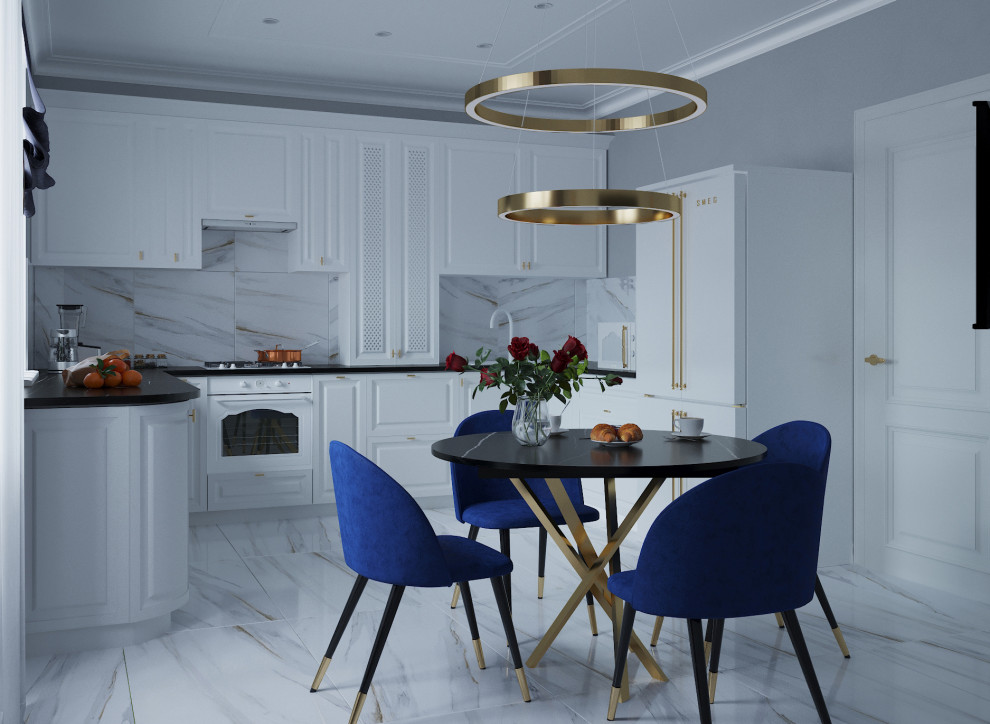 Воздушная неоклассика. Квартира, город Таганрог