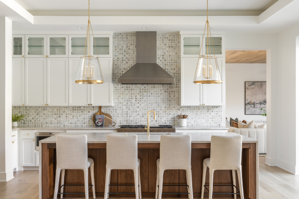 Transitional kitchen photo in Austin