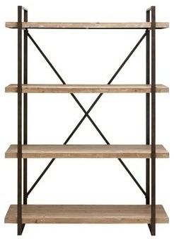 Classic Metal Wood Shelf