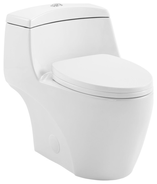 Manoir OnePiece Elongated Toilet DualFlush 1.1/1.6gpf Contemporary
