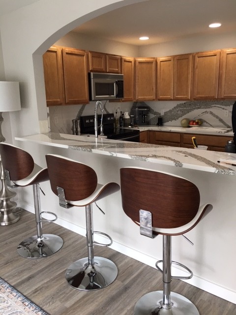 Inspiration for a transitional kitchen remodel in Seattle