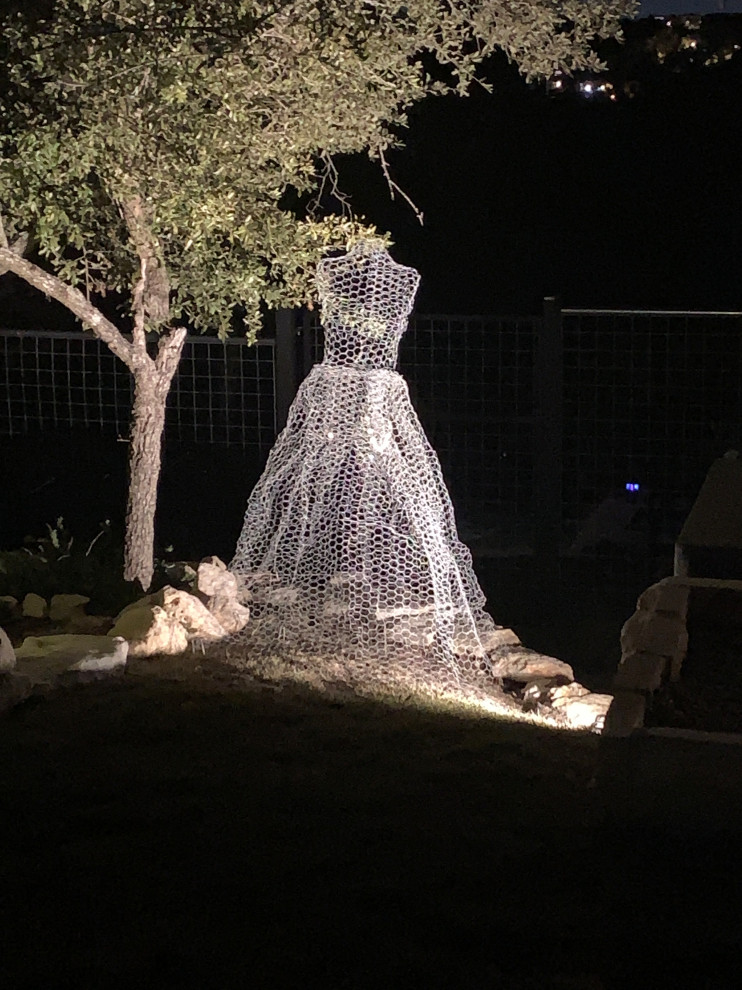 This is an example of a transitional landscaping in Austin.