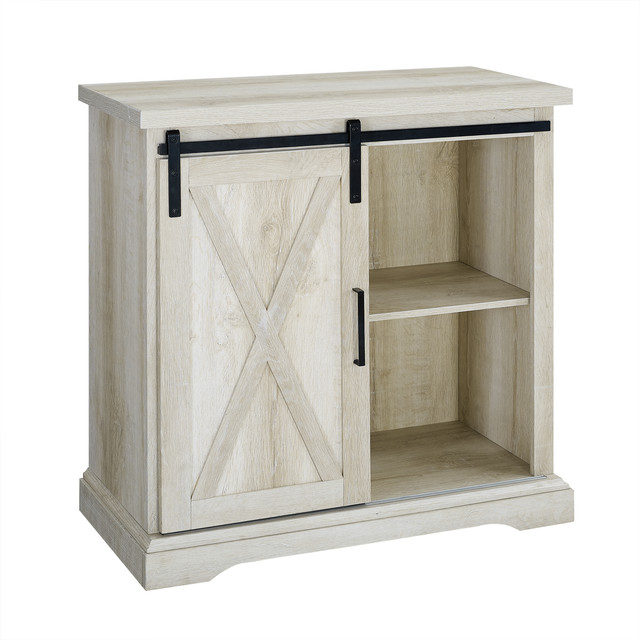 Details about  / TV Stand Storage Cabinet With Door Wood Modern Farmhouse Barn Accent Rustic
