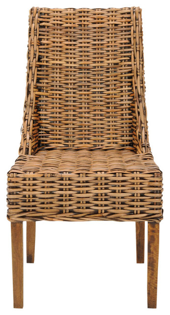 Safavieh Tristan Arm Chairs, Deep Honey, Set of 2
