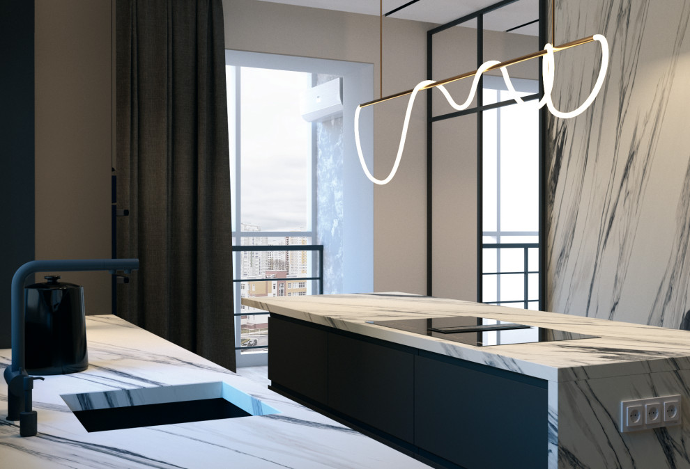 Дизайн проект 3-х комнатной квартиры г. Курск