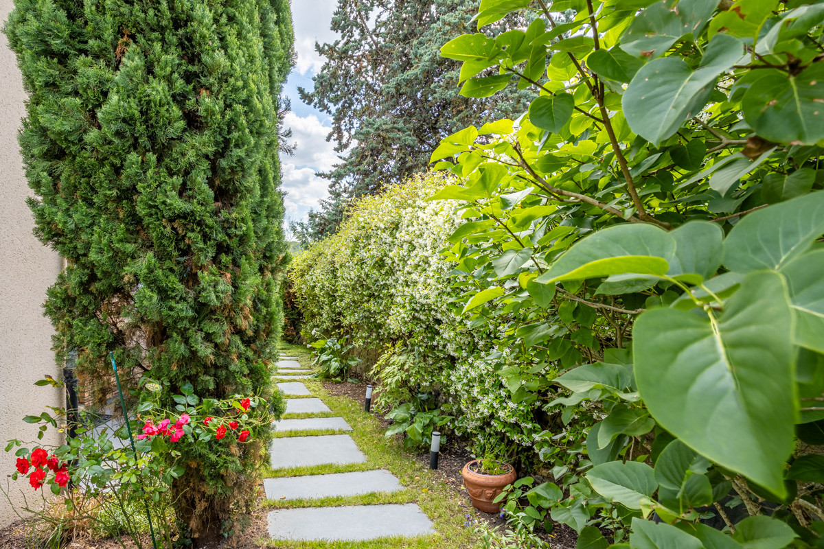 Un jardin aux allures contemporaines