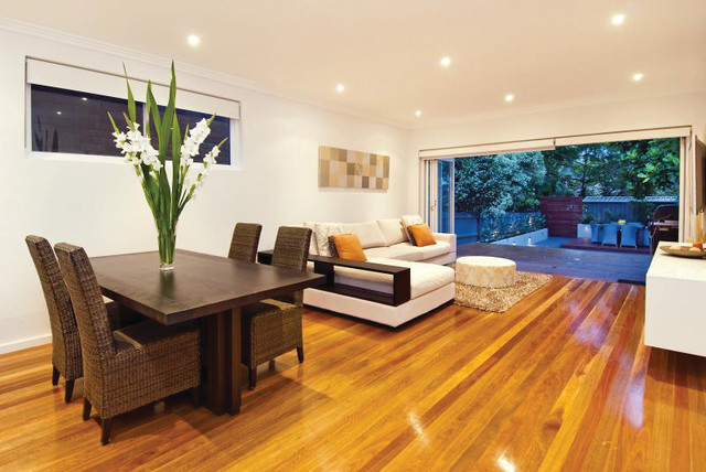 Leichhardt Cottage contemporary-vardagsrum