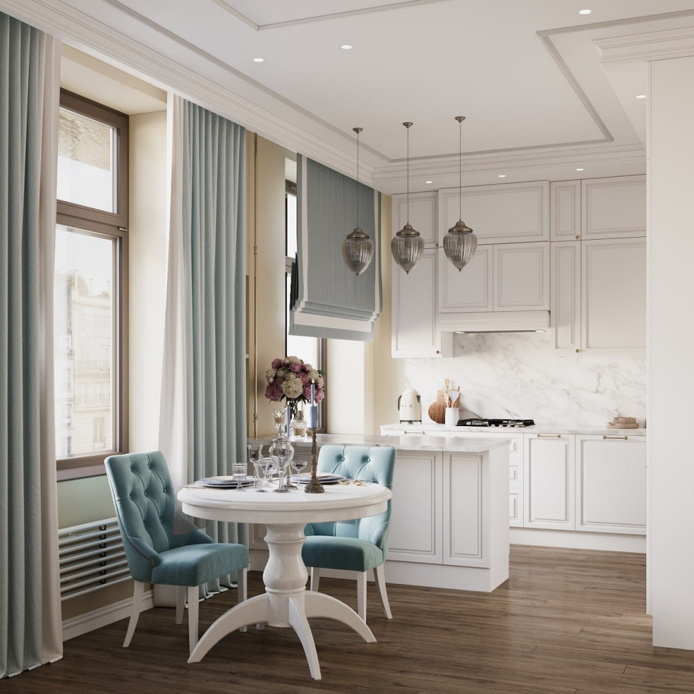 Дизайн-проект квартиры в "Сталинке" в классическом стиле