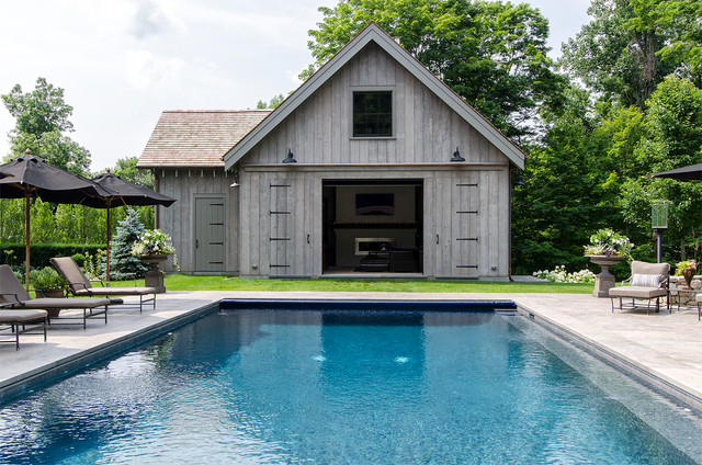 Redding Pool House landhausstil-pools