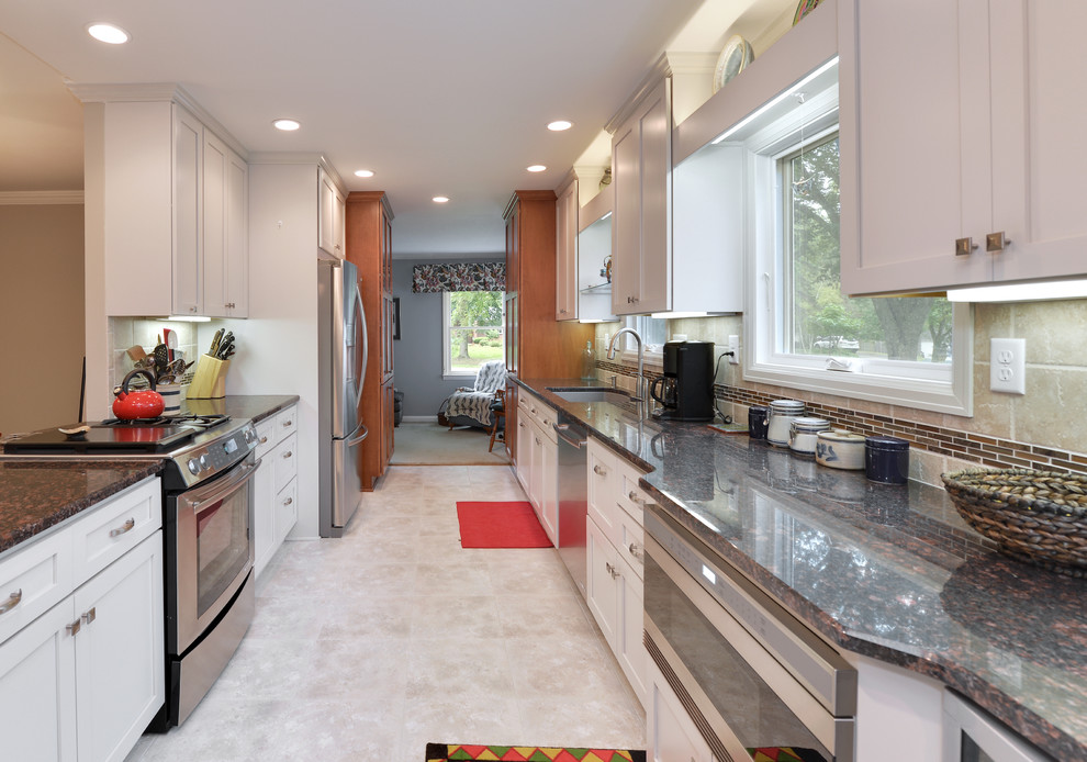 Kitchen - transitional kitchen idea in Milwaukee