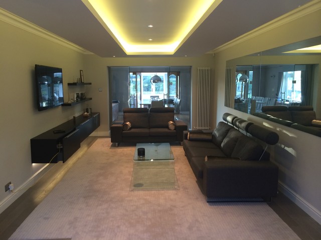 Lighting design modern-vardagsrum