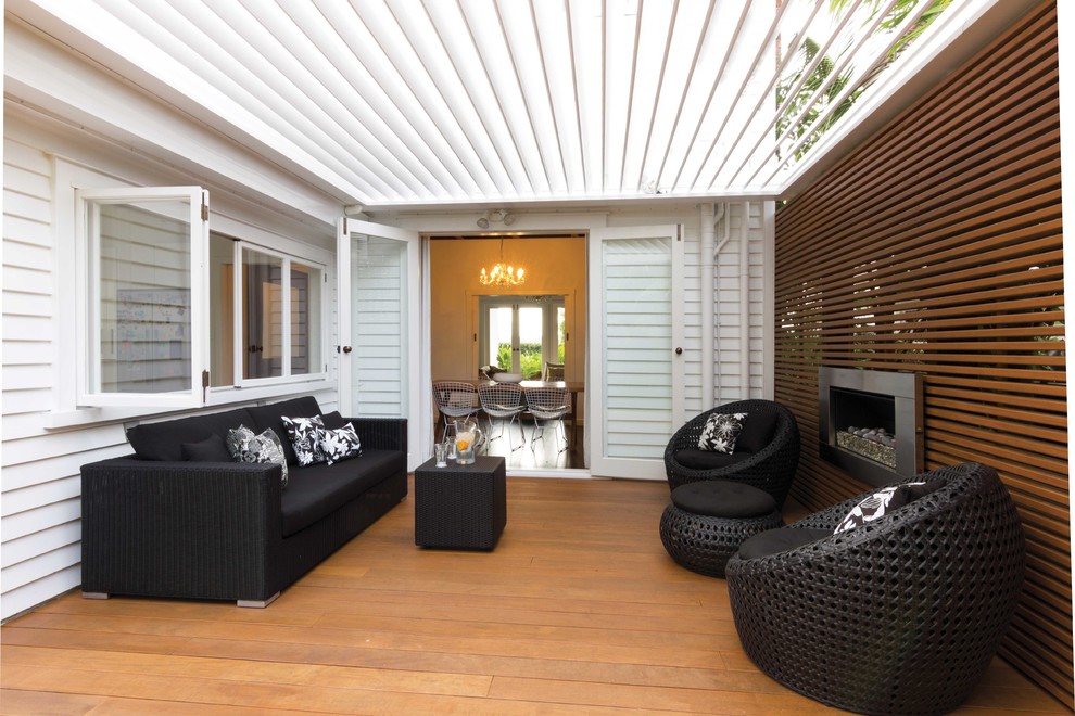 Home design - tropical home design idea in Auckland