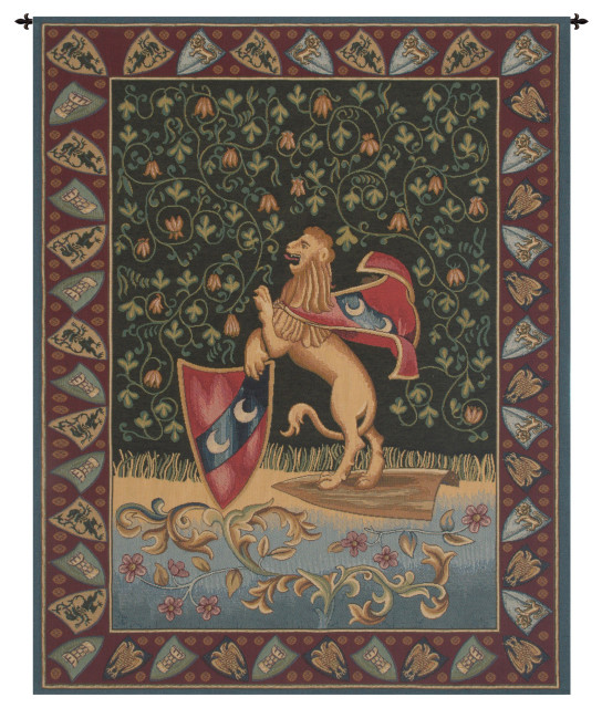Lion Medieval Italian Wall Hanging Tapestry