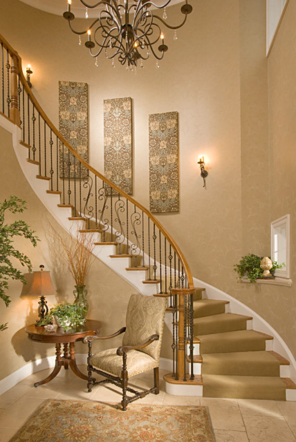 Bethesda Foyer - Traditional - Staircase - DC Metro - by ...