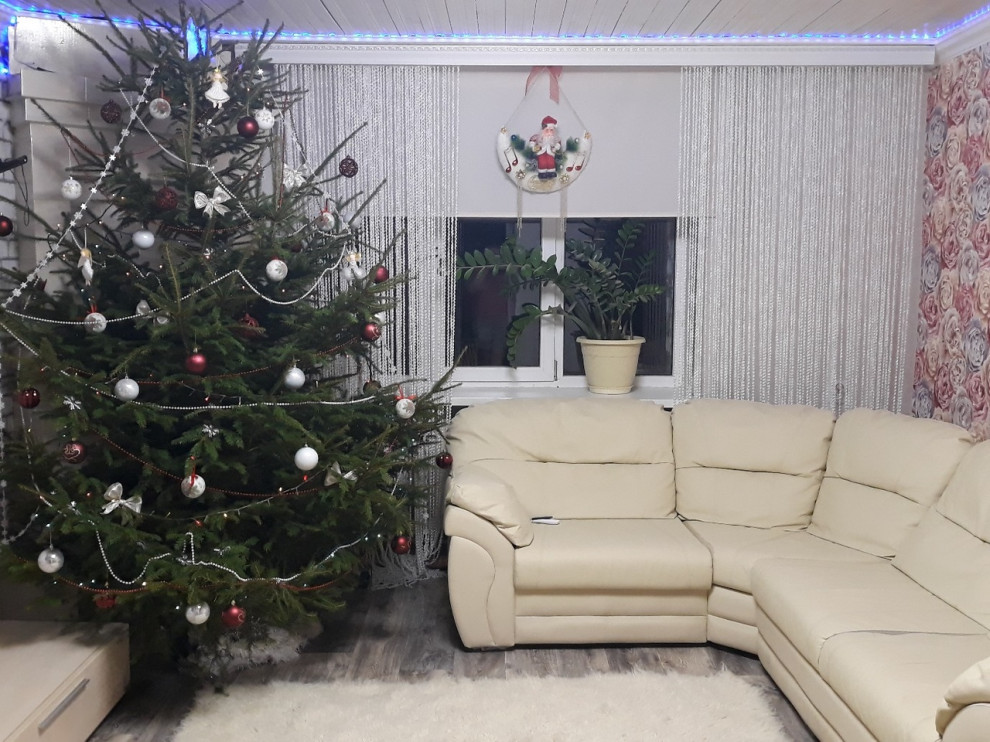 Нитяные шторы NITIOPT в оформлении Нового года 2022