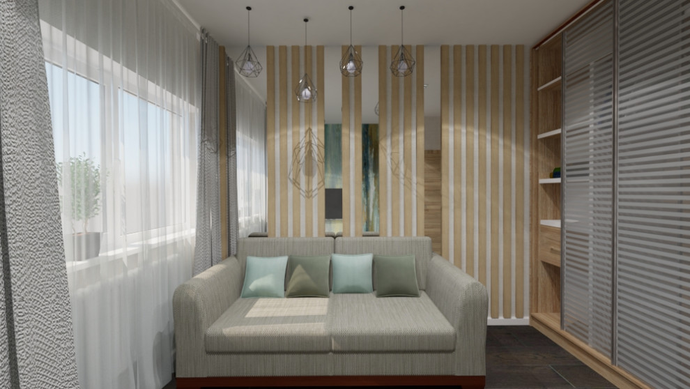 Комната 1 - вид на рейки