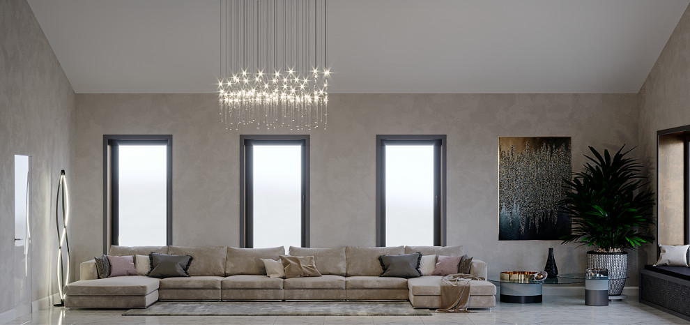 Двухэтажный дом со вторым светом "Искристая прохлада грез"