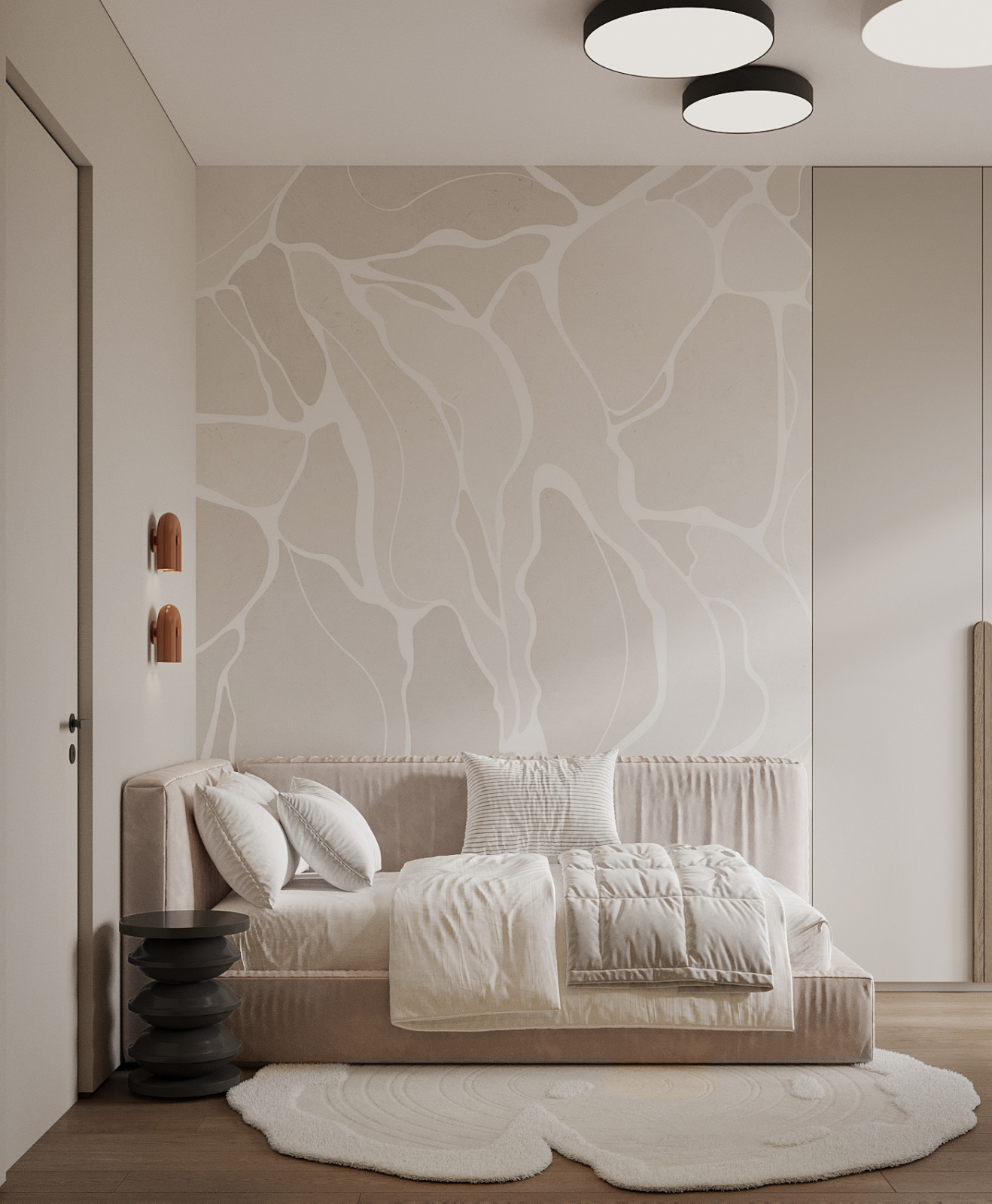 Брутальный интерьер квартиры 85 кв.м. в Москве. Проект