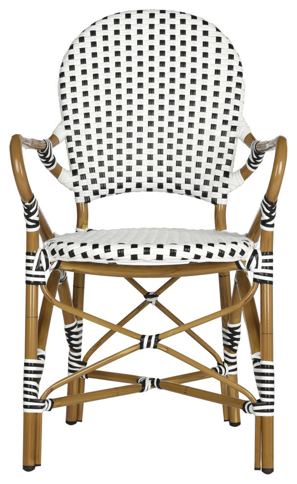 Safavieh Hooper Arm Chairs, Set of 2, Black