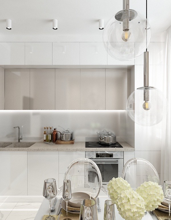 Кухня минимализм 10 кв.м.