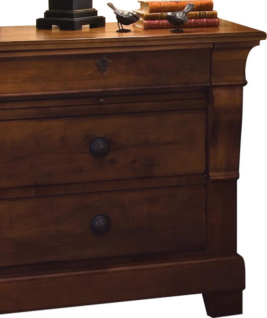 Kincaid Tuscano Solid Wood Bedside Chest With Wood Top