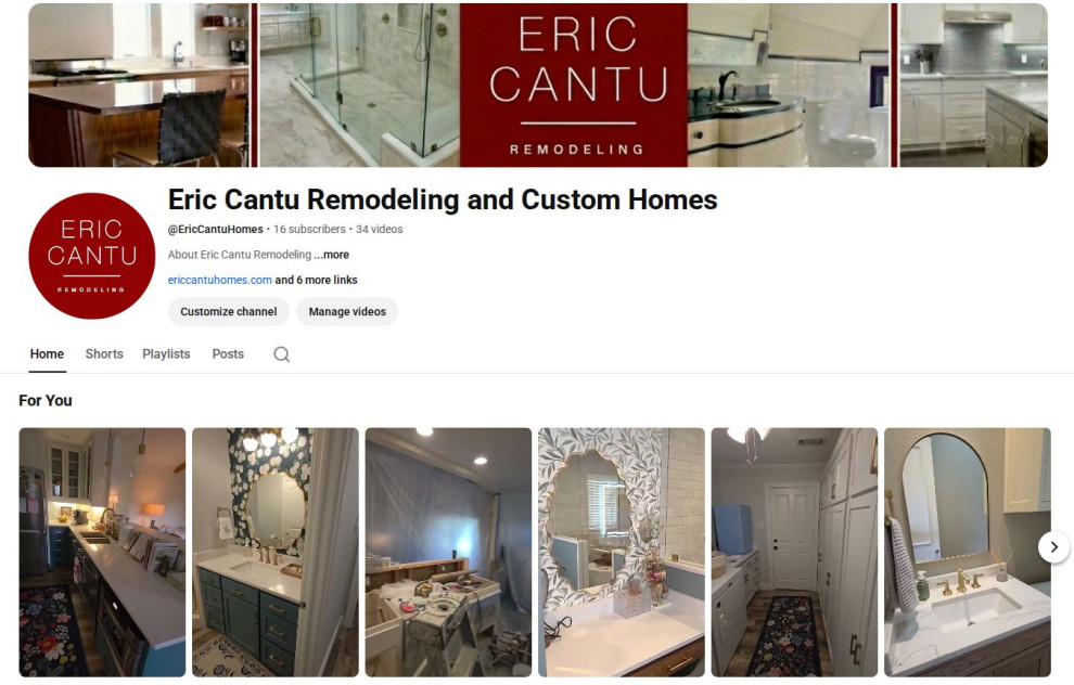 Welcome to the official YouTube channel for Eric Cantu Remodeling, your premier partner for high-end Design-Build transformations. We specialize in turning complex visions into seamless realities, man