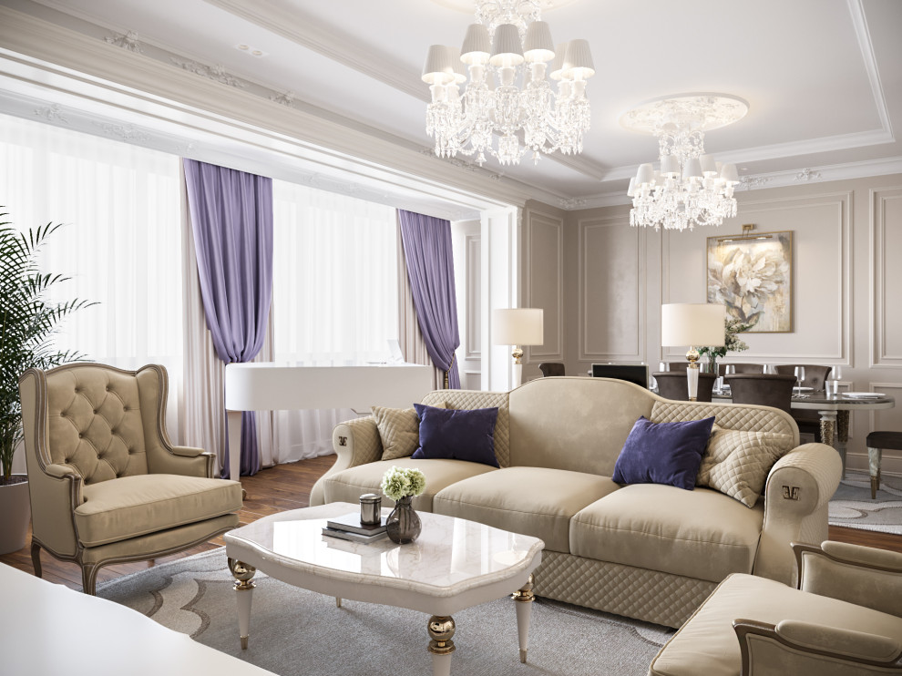 Интерьер двухуровневой квартиры