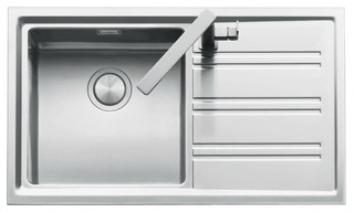 Abey EASY100R Barazza Easy Single Bowl Right Hand Drainer Sink
