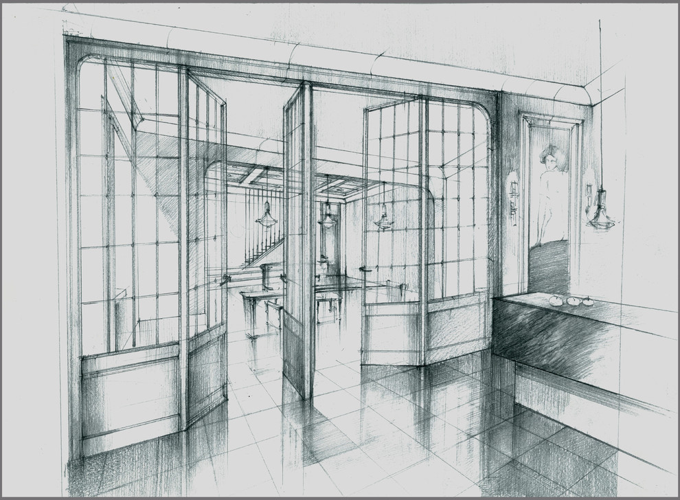 Квартира на Малой Бронной. Иллюстрации к собственному проекту.