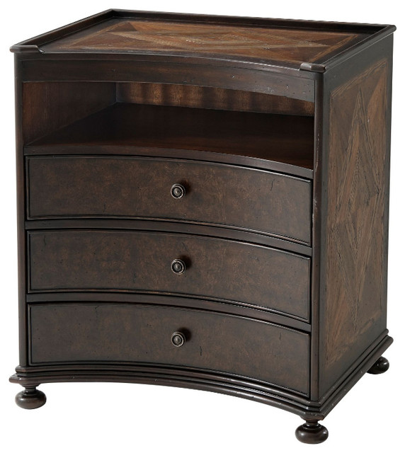 Italian Provincial Nightstand Traditional Nightstands And