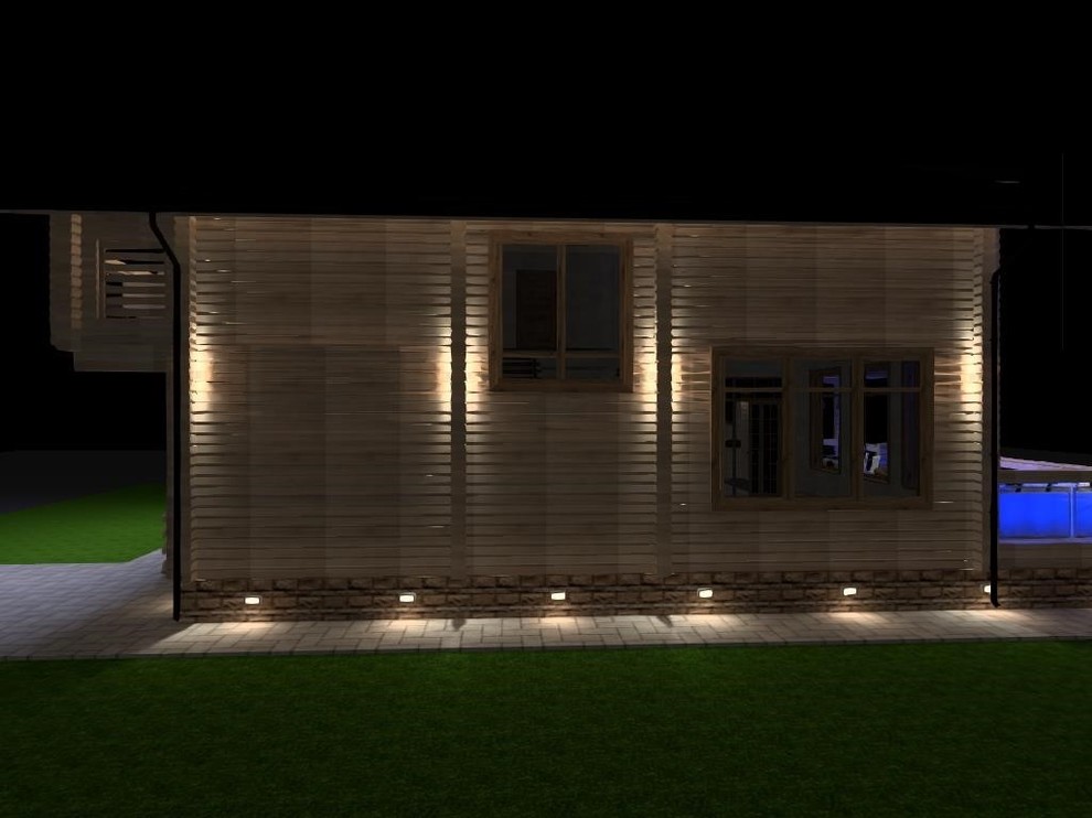 Освещение загородного дома