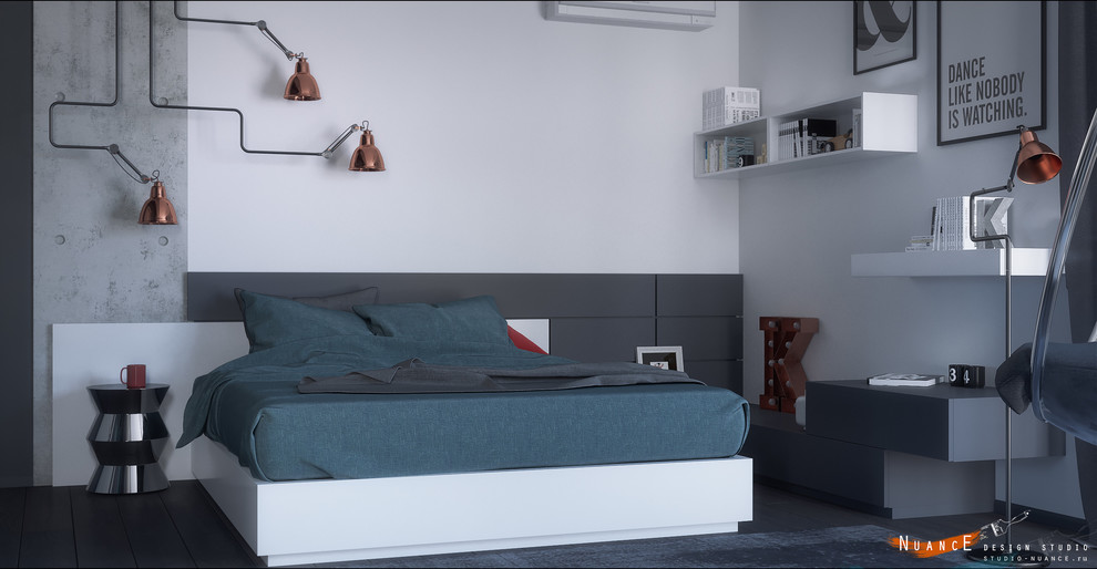 Комната для молодой девушки. Простота линий и форм