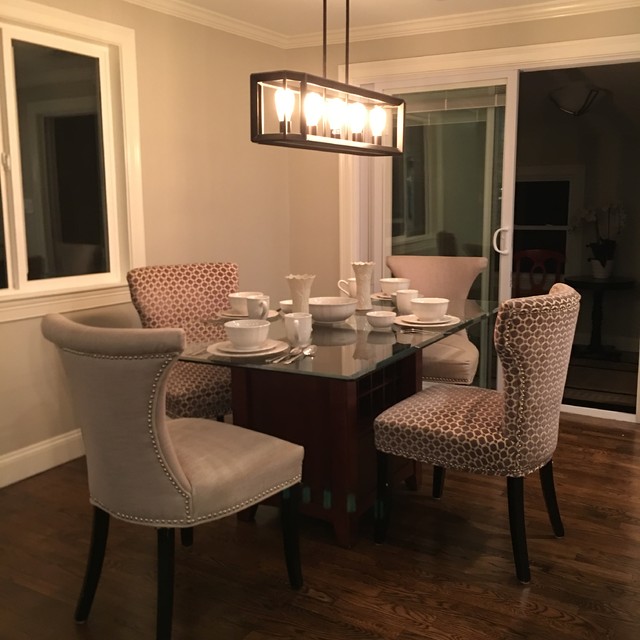 Updated Split Level modern-esszimmer