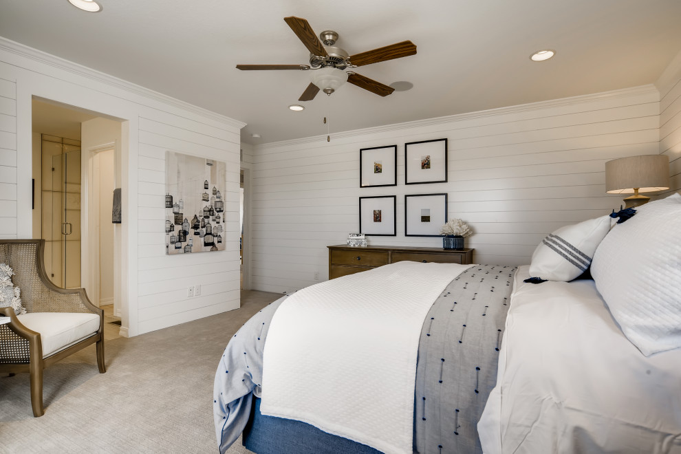 Cottage bedroom photo in Denver