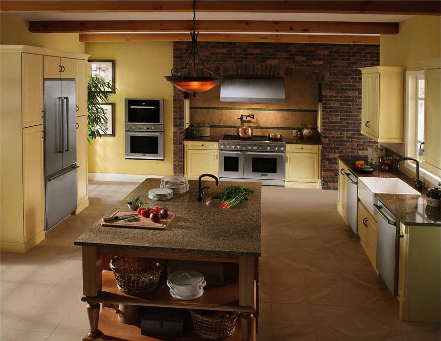 This is an example of a mediterranean kitchen in Other.