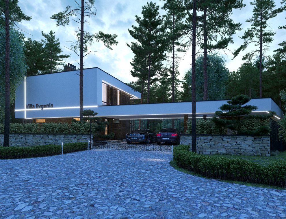 Проект дома в пос. «Зеленая роща» Ленинградской области