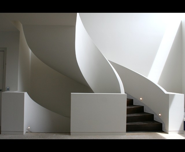 home designer architectural walls curved staircase