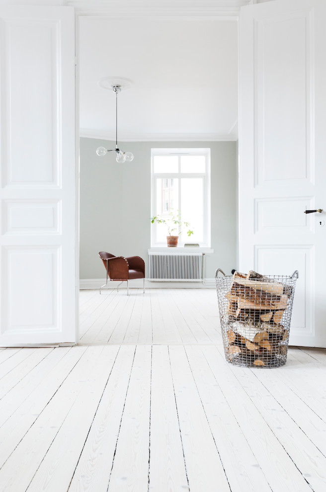 Exempel på ett minimalistiskt vardagsrum