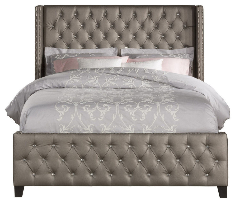 Memphis Bed Set, Rails Inlcuded, King