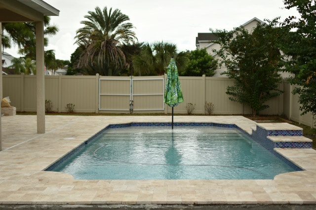 Residential New Build With Spill Over contemporary-pool