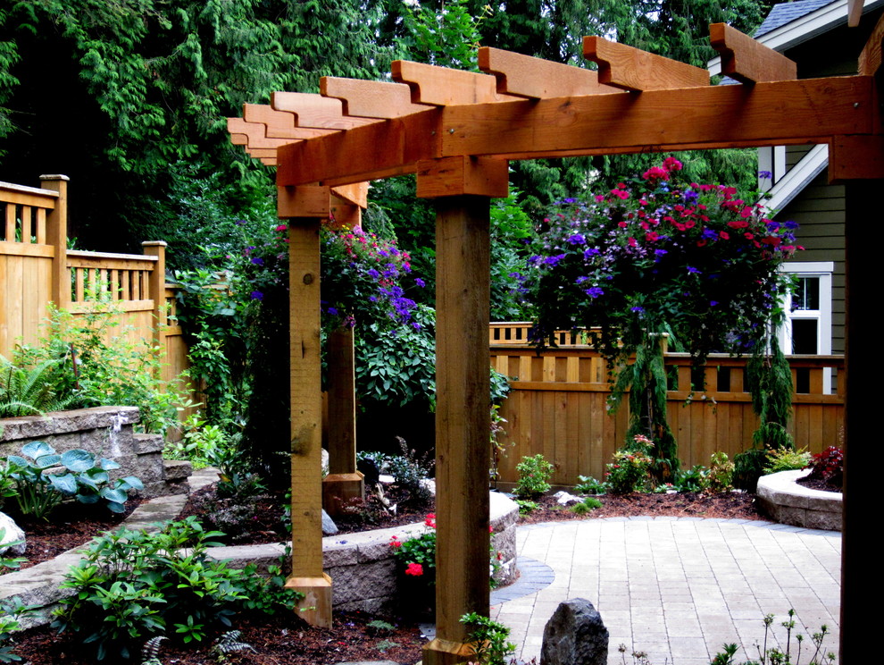 This is an example of a traditional garden in Vancouver.