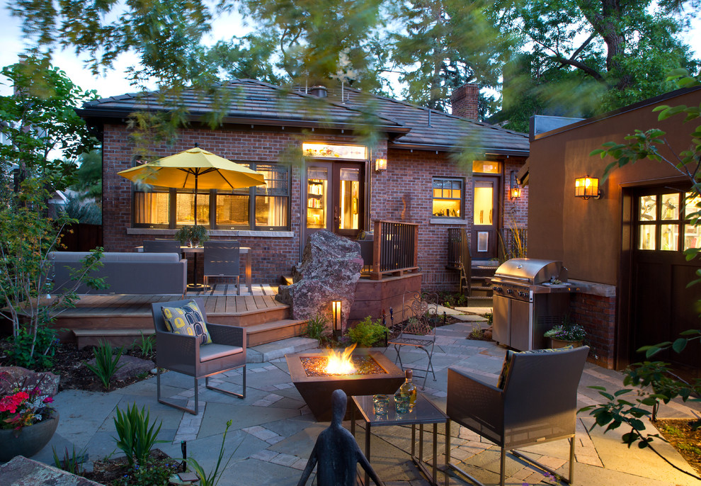 This is an example of an eclectic exterior in Denver.