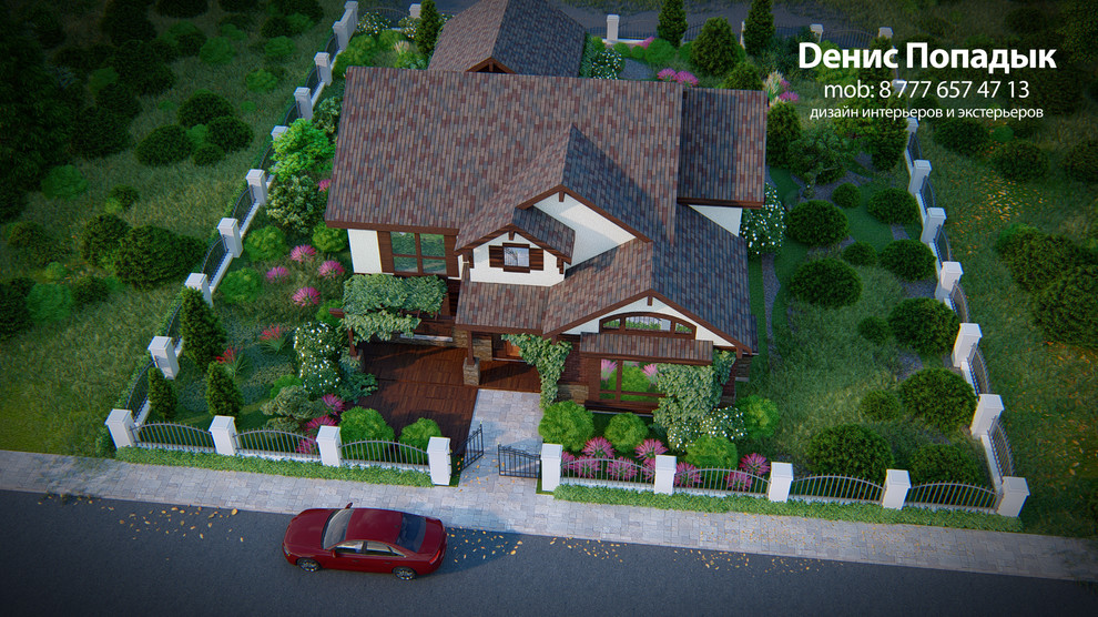 Дизайн проект дома и участка