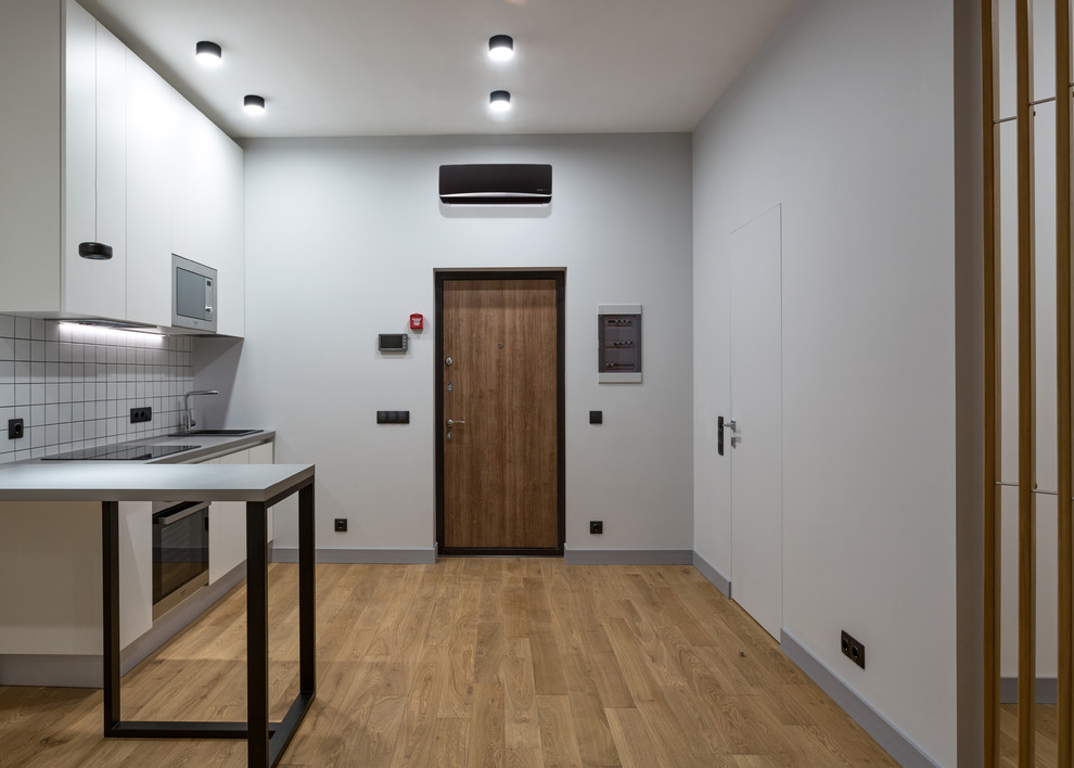 Минималистическая студия в Сколково