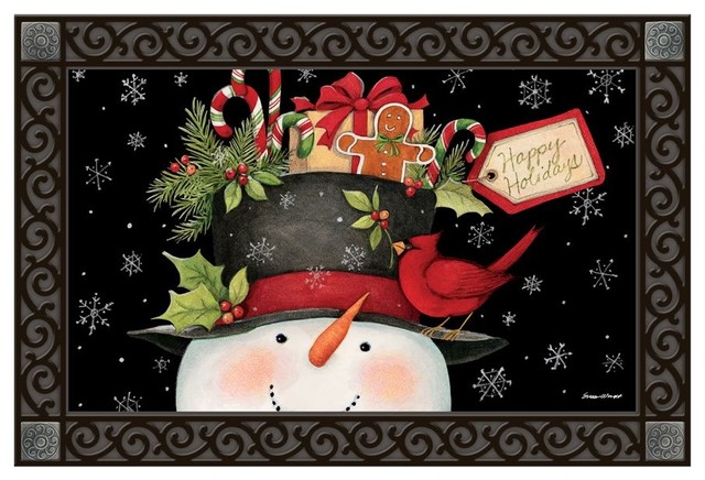 Matmate Hatful Of Goodies Doormat Contemporary Doormats By